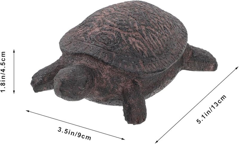 صندوق إخفاء مفتاح السلحفاة BESPORTBLE، صندوق تخزين مخفي خارجي، صخرة زخرفية وهمية، صندوق قفل - Image 3