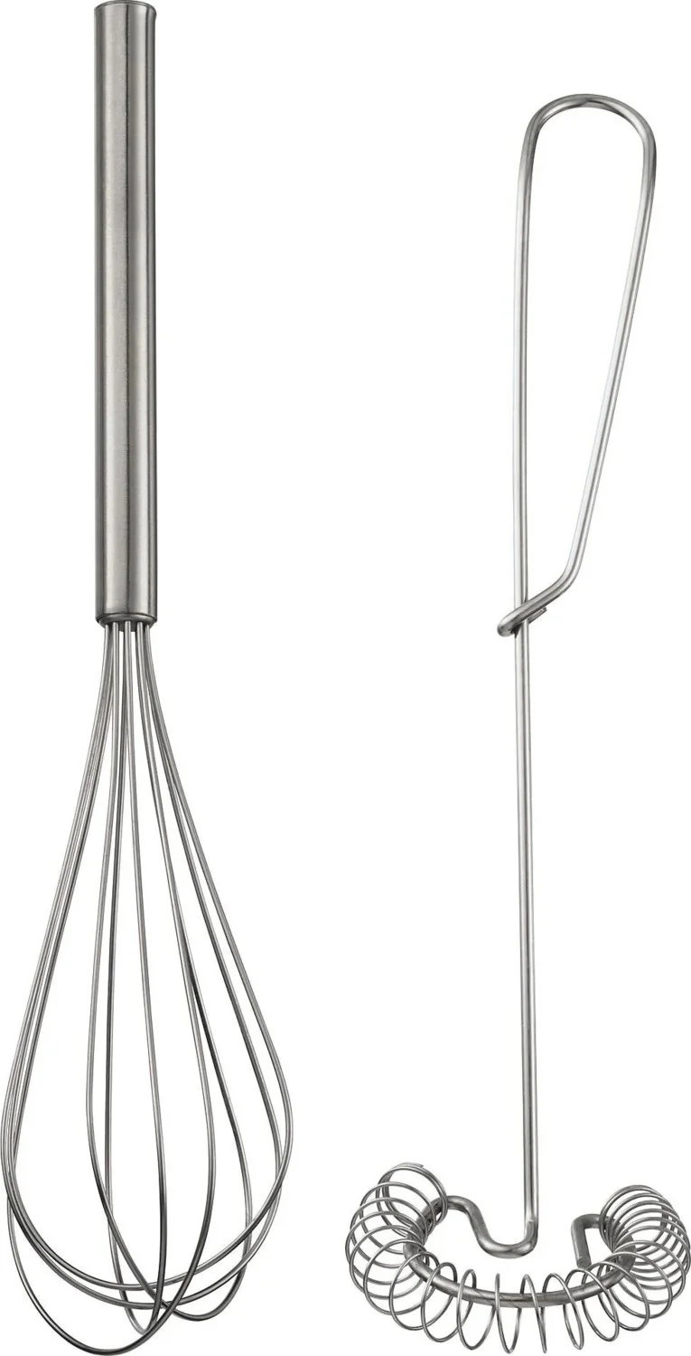 Ikea 2-Piece Stainless Whisk Set Whisk Set | Egg Beater Whisk Set of 2 Stainless Steel