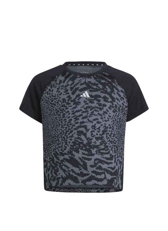 Adidas adidas Jg Pri Tee Grey Training T-Shirts 5-6Y