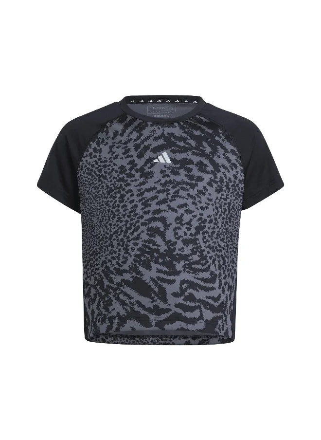 Adidas adidas Jg Pri Tee Grey Training T-Shirts 5-6Y