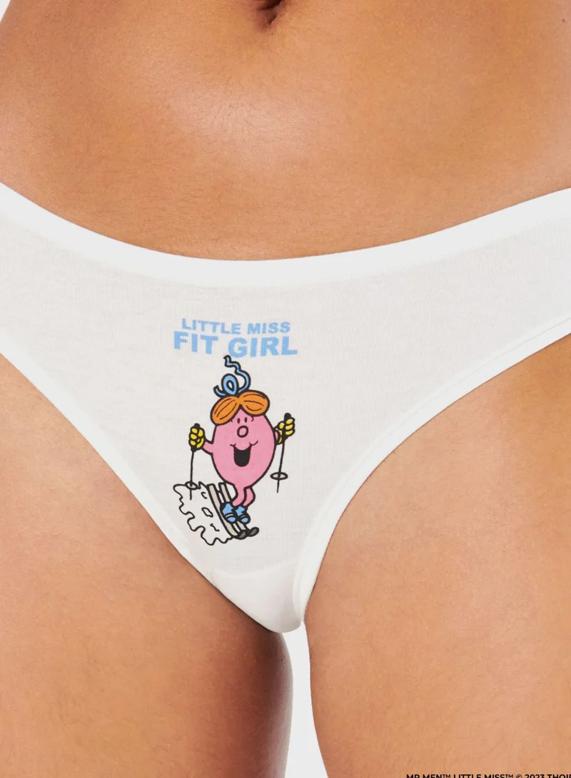 UNDIZ Little Miss Fit Girl" T-Shirt And Panties Set
