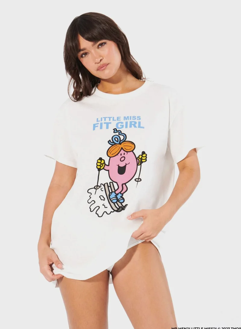 UNDIZ Little Miss Fit Girl" T-Shirt And Panties Set