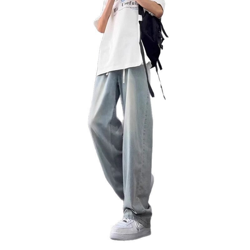 Unisex Classic Denim Jeans Loose Fit Daily Outdoor Wear - Image 4