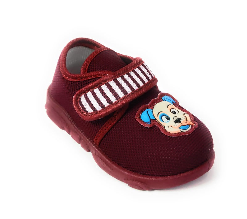 Coolz Kids Chu-Chu Sound Musical Shoes Star-01 for Baby Boys and Baby Girls 9-24 Months (Maroon, 2 Years) - Image 1