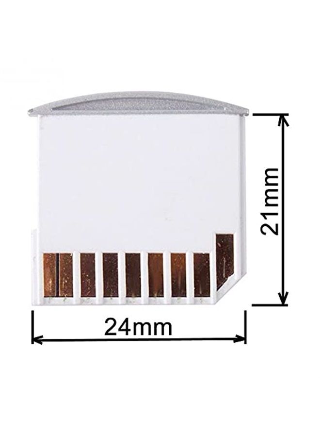 Cablecc Micro SD TF to SD Card Kit Mini Adaptor for Extra Storage Air/Pro/Retina White - Image 4
