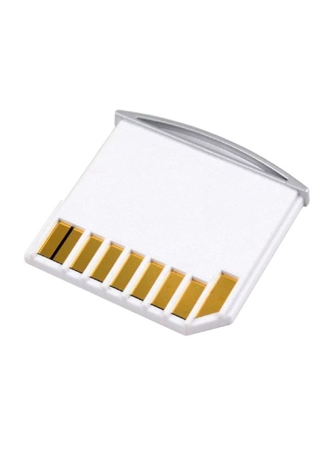Cablecc Micro SD TF to SD Card Kit Mini Adaptor for Extra Storage Air/Pro/Retina White - Image 1