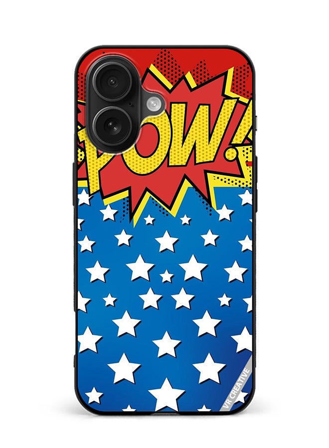 Protective Case Cover For Apple iPhone 16 Plus Pop Art Design Multicolour
