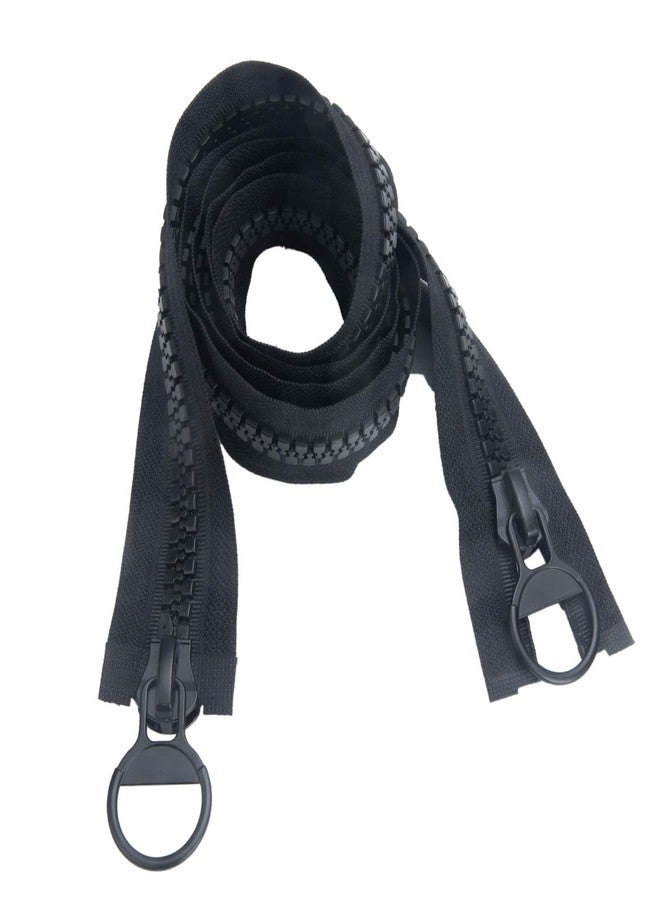 TXZWJZ 55cm Black Zipper #20 Heavy Duty Zipper Huge Two Way Separating Plastic Zippers for Down Jacket Coats Overcoats Tents Boat Cover Canvas TXZWJZ - Image 2