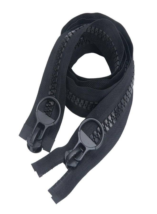 TXZWJZ 55cm Black Zipper #20 Heavy Duty Zipper Huge Two Way Separating Plastic Zippers for Down Jacket Coats Overcoats Tents Boat Cover Canvas TXZWJZ - Image 4
