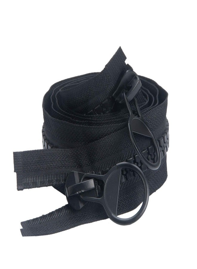 TXZWJZ 55cm Black Zipper #20 Heavy Duty Zipper Huge Two Way Separating Plastic Zippers for Down Jacket Coats Overcoats Tents Boat Cover Canvas TXZWJZ - Image 3