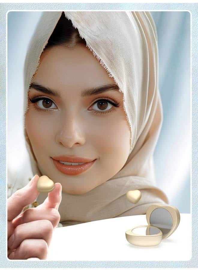 8 pcs Heart Magnetic Hijab Pins, Strong Pinless No-Snag Hijab Magnets for Scarf, Shirt, Dress – Stylish & Multi-Purpose Use - Image 4