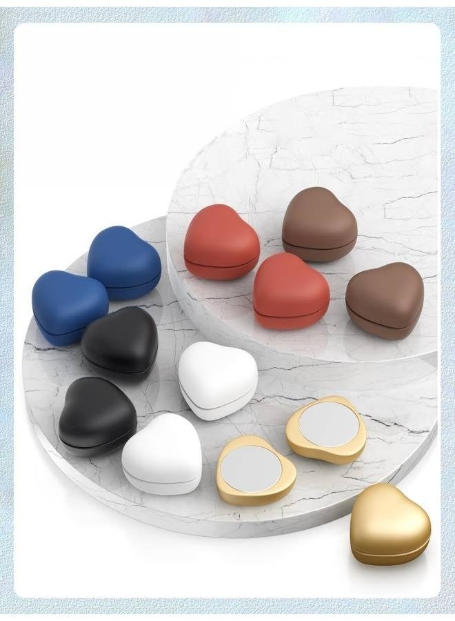 8 pcs Heart Magnetic Hijab Pins, Strong Pinless No-Snag Hijab Magnets for Scarf, Shirt, Dress – Stylish & Multi-Purpose Use - Image 5