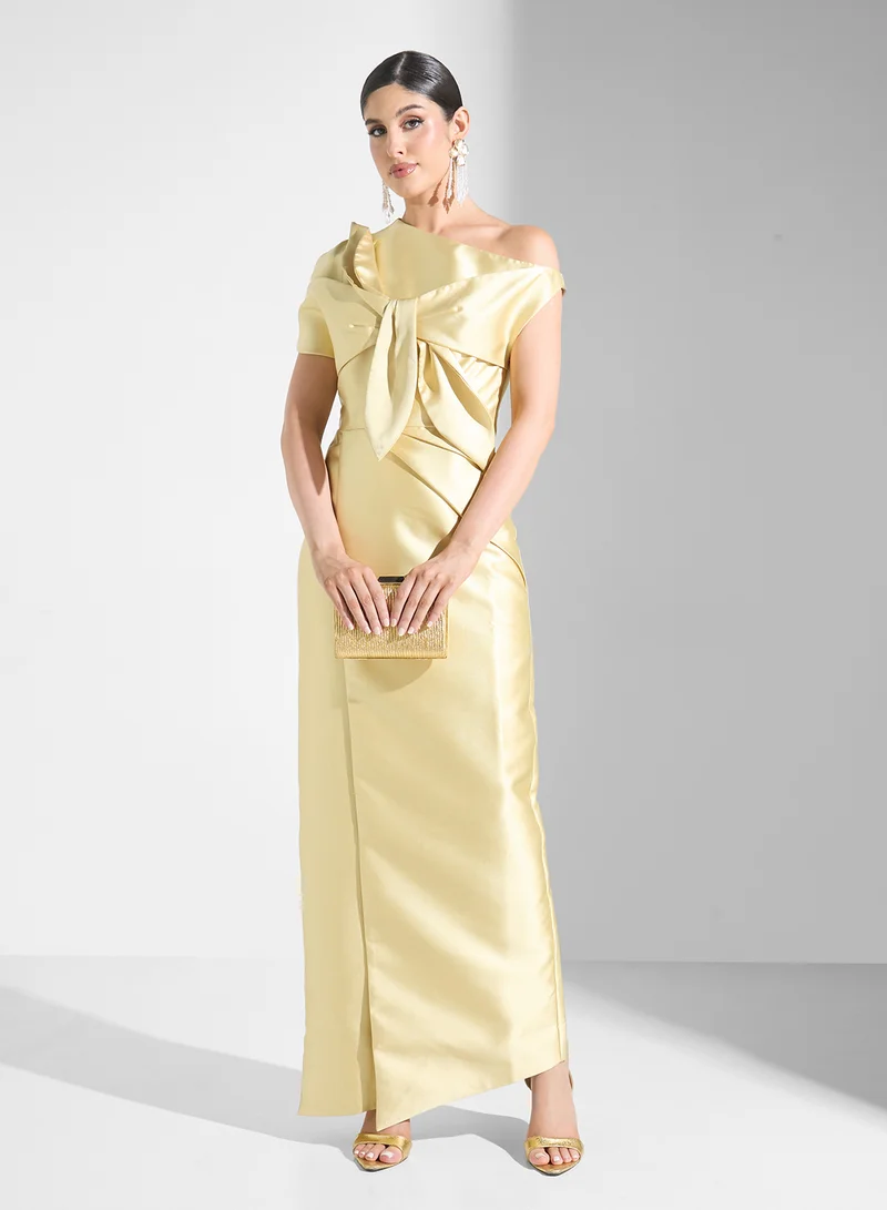 Iyra Bow Accent Dress