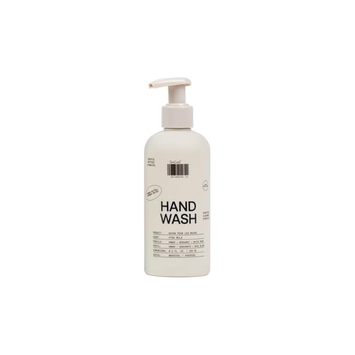 DedCool Hand Wash | Xtra Milk | Squalane, Aloe & Marshmallow Root | Gentle, Hydrating Cleanser | Non-Toxic, Vegan | 8.5 fl oz
