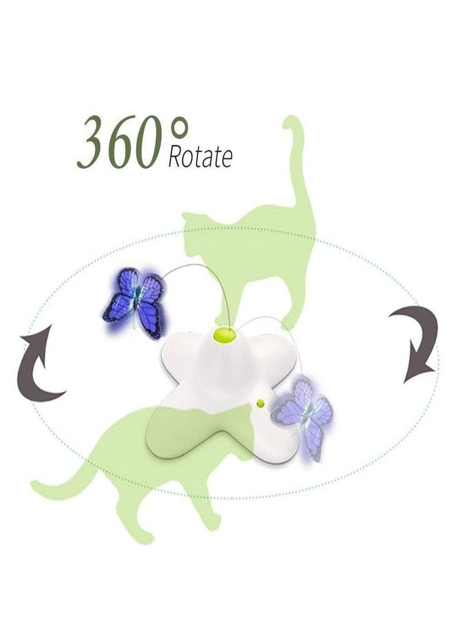 أوول فور بوز عبوات بديلة من ALL FOR PAWS على شكل فراشة تفاعلية للقطط، مناسبة لألعاب دوارة لإثراء حياة القطط، عبوة إعادة تعبئة - 6 قطع - Image 2