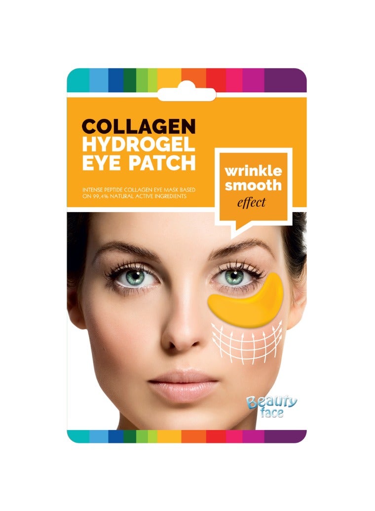 BeautyFace 24k Gold and Hyaluronic Acid Anti-wrinkle Collagen Eye Patch - Wrinkle Smooth Effect - 1 pair