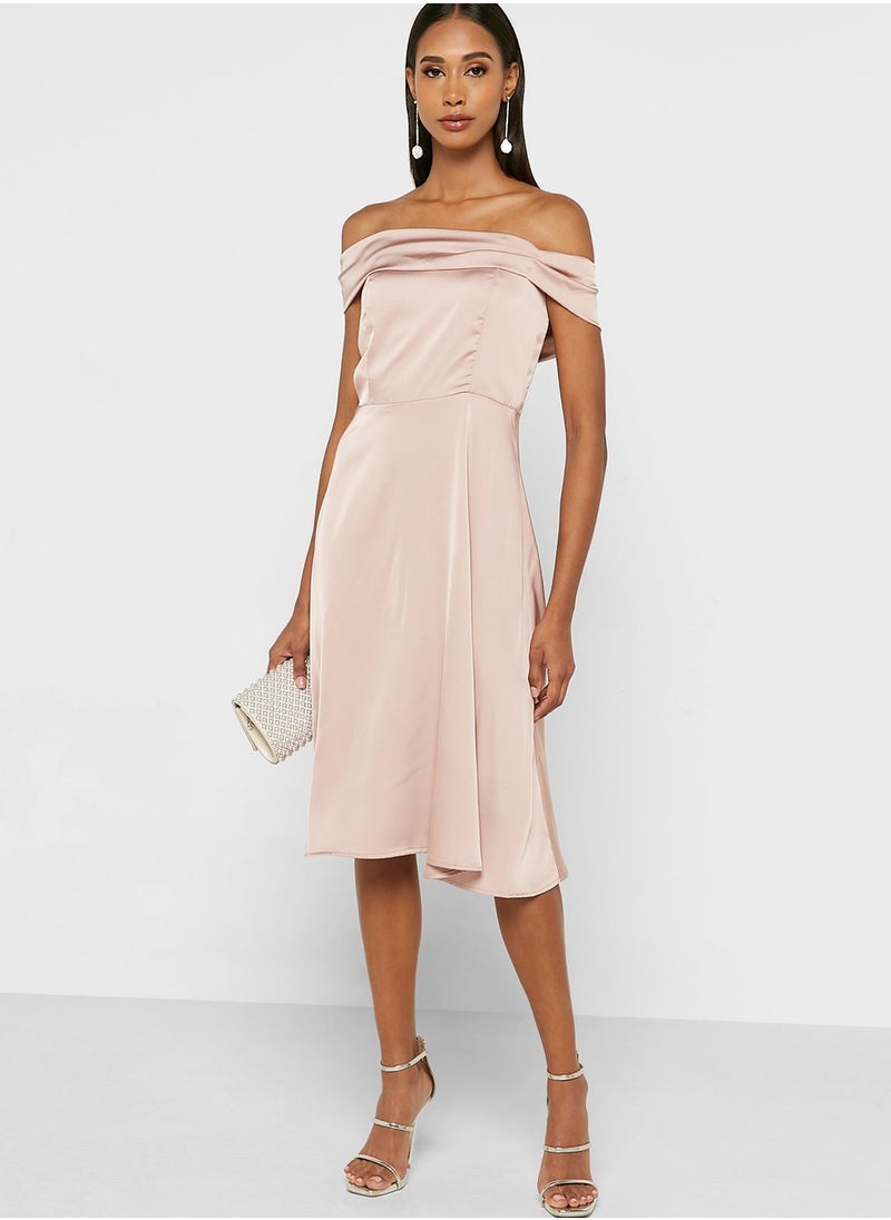 boohoo Bardot Knitted Dress  - Image 4