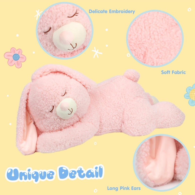 Cudhug Large 31.5" Bunny Stuffed Animal, Giant Easter Plush Bunny, Jumbo Soft Rabbit Toy Birthday Party Gifts for Kids Girls Boys - Image 3
