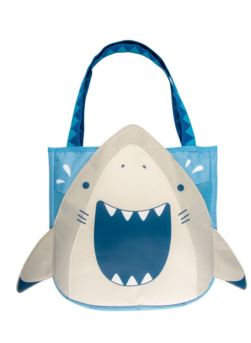 Stephen Joseph Kids Beach Tote - Shark - Image 1