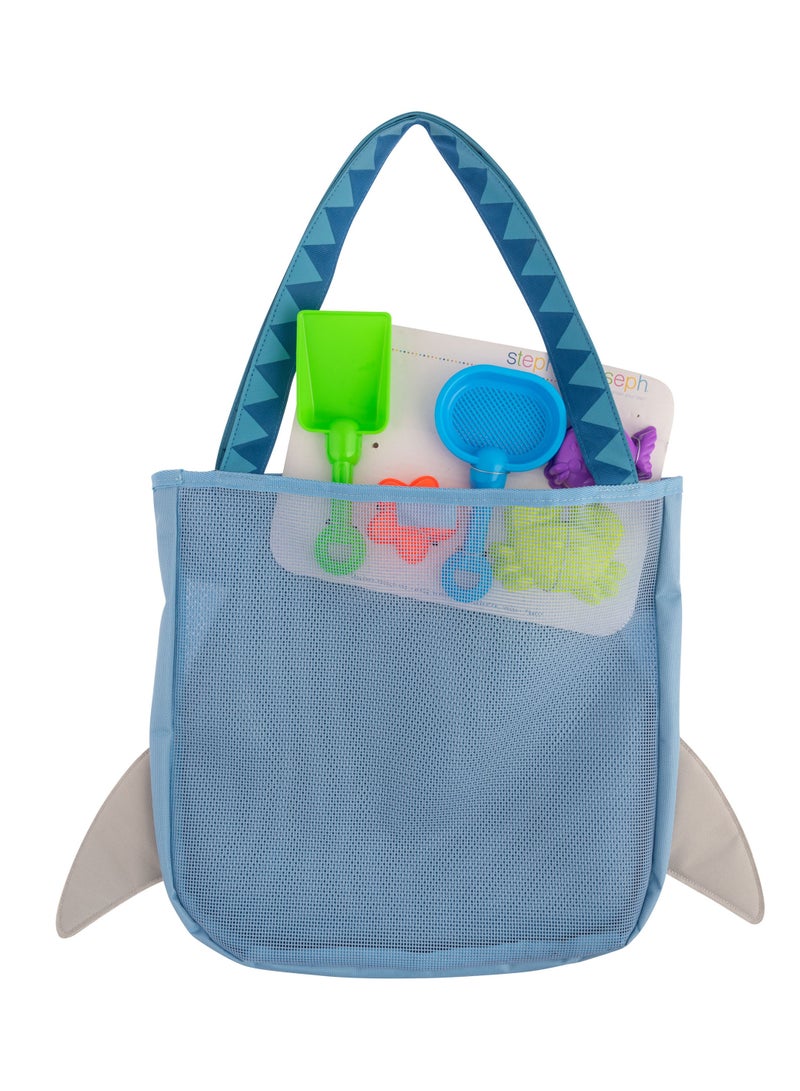 Stephen Joseph Kids Beach Tote - Shark - Image 2