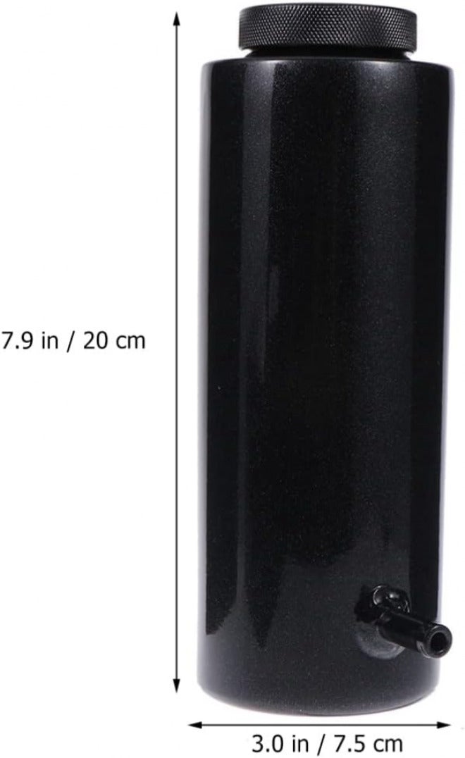 FAVOMOTO Aluminum Alloy Ventilation Oil Tank Breathable Pot Lightweight Easy to Install -Corrosive Wear Resistant Protects Intake System Black - Image 3