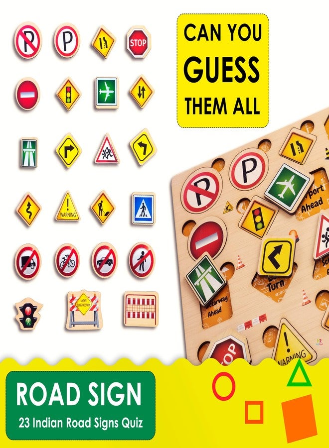 HighRoof Engage Young Minds with Traffic Signs Puzzle for Kids - Educational and Fun Learning Game to Teach Traffic Safety, Problem-Solving, and Cognitive Skills - Image 3