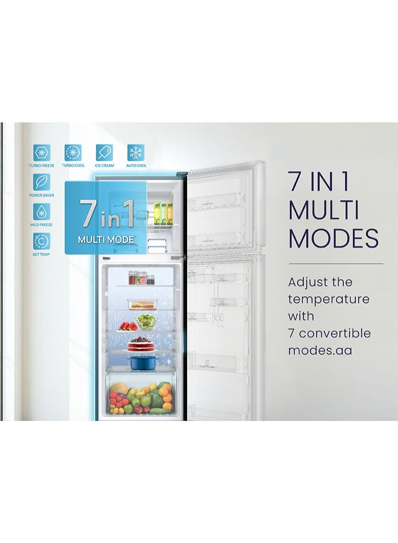 IFB 400L Frost Free Double Door Refrigerator – Brush Grey Metal Stainless | Convertible Fridge-Freezer | Inverter Compressor | Model: IFBFF-3151IMS-EUA - Image 4