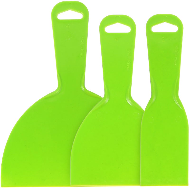 3PCS Multifunctional Hot Bed Scrapper Ergonomic 3D Printing Residue Removal Tool Shovel 3D Printer Accessories (Light Green) - Image 1
