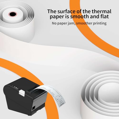 MBLABEL 2 1/4''x 85' Thermal Receipt Paper Rolls, POS Cash Register Paper Roll (5 Rolls) - Image 5
