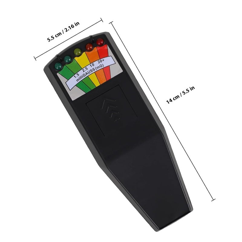 Handheld Emf Radiation Gauge Emf Radiation Monitor with Magnetic Field Sensor High-Frequency Emf Detector for Home and Office Inspection - Image 2
