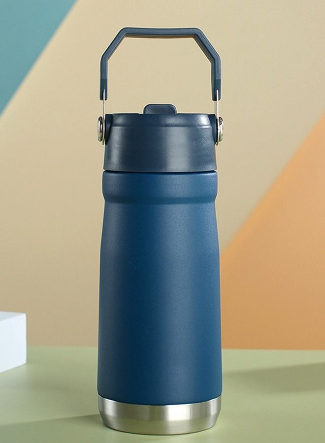 Taiahiro Stainless Steel Bottle with Straw, Vacuum Insulated Water Bottle for Home, Office or Car, Reusable Leakproof Cup with Straw and Handle - Image 2