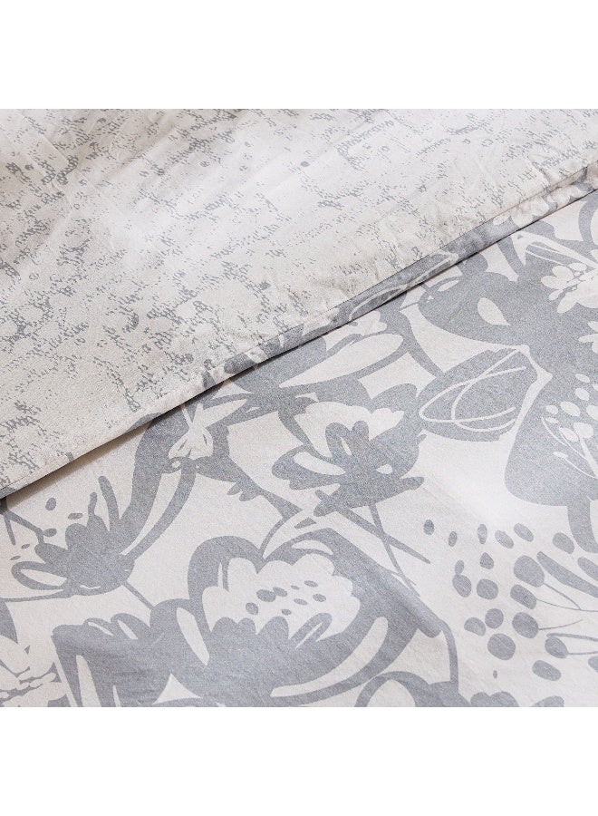 Home Box Aurora Heya 3-Piece Printed Cotton Twin Duvet Quilt Cover Set 220 x 150 cm - Image 4