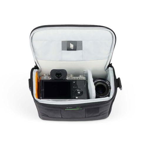 Lowepro Adventura SH 140 III, Camera Shoulder Bag with Adjustable/Removable Shoulder Strap, Bag for Mirrorless Camera, Compatible with Fujifilm XT200, Canon M50 MII, EOS R10, Nikon Z50, Black - Image 5