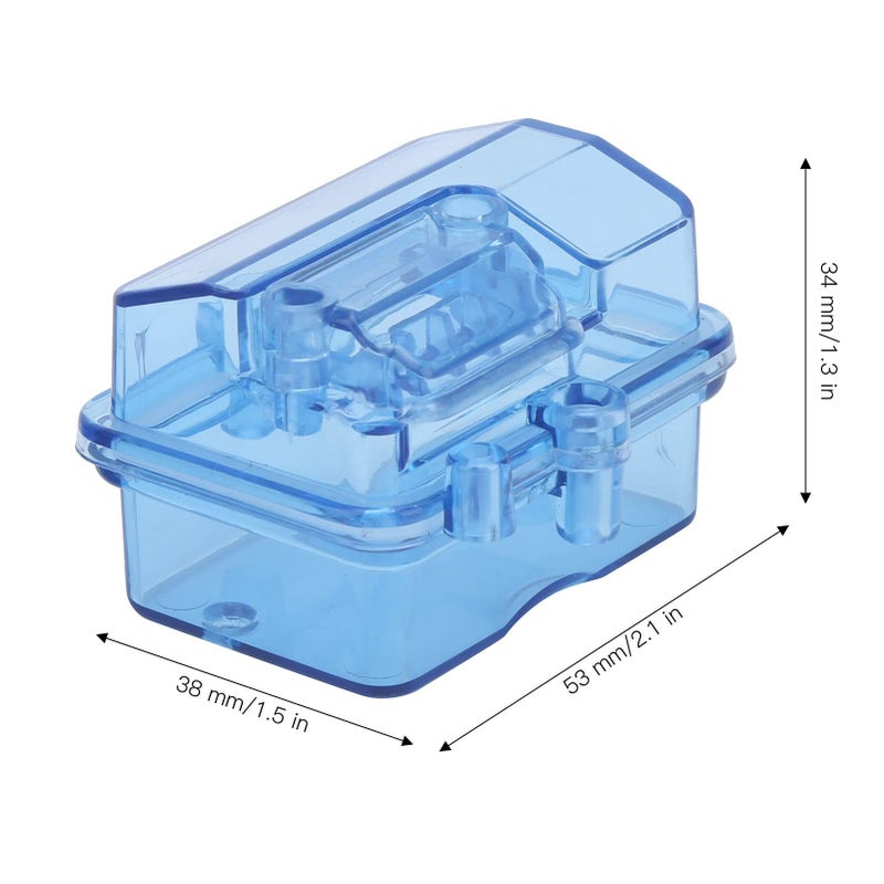 Transparent Blue Splashproof RC Receiver Box Protector Easy Install 2 Sets - Image 3