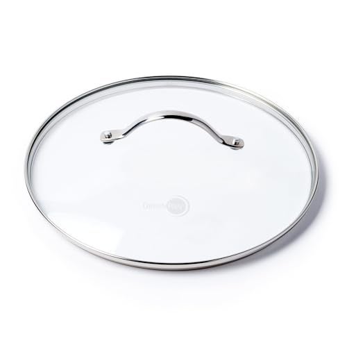 GreenPan Glass Lid with Stainless Steel Handle, 12", Silver - Image 4