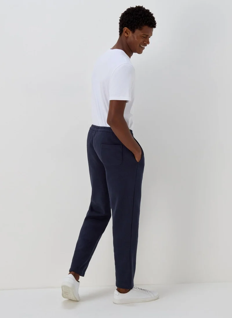Matalan Navy Essential Straight Fit Joggers
