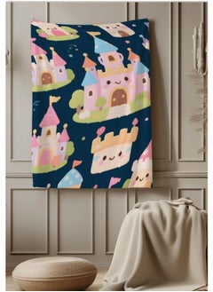 General Baby and children's cartoon flannel thin blanket (warm and comfortable, suitable for sleep, game use) 70cm*100cm - 612  - Image 3