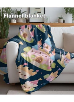 General Baby and children's cartoon flannel thin blanket (warm and comfortable, suitable for sleep, game use) 70cm*100cm - 612  - Image 5