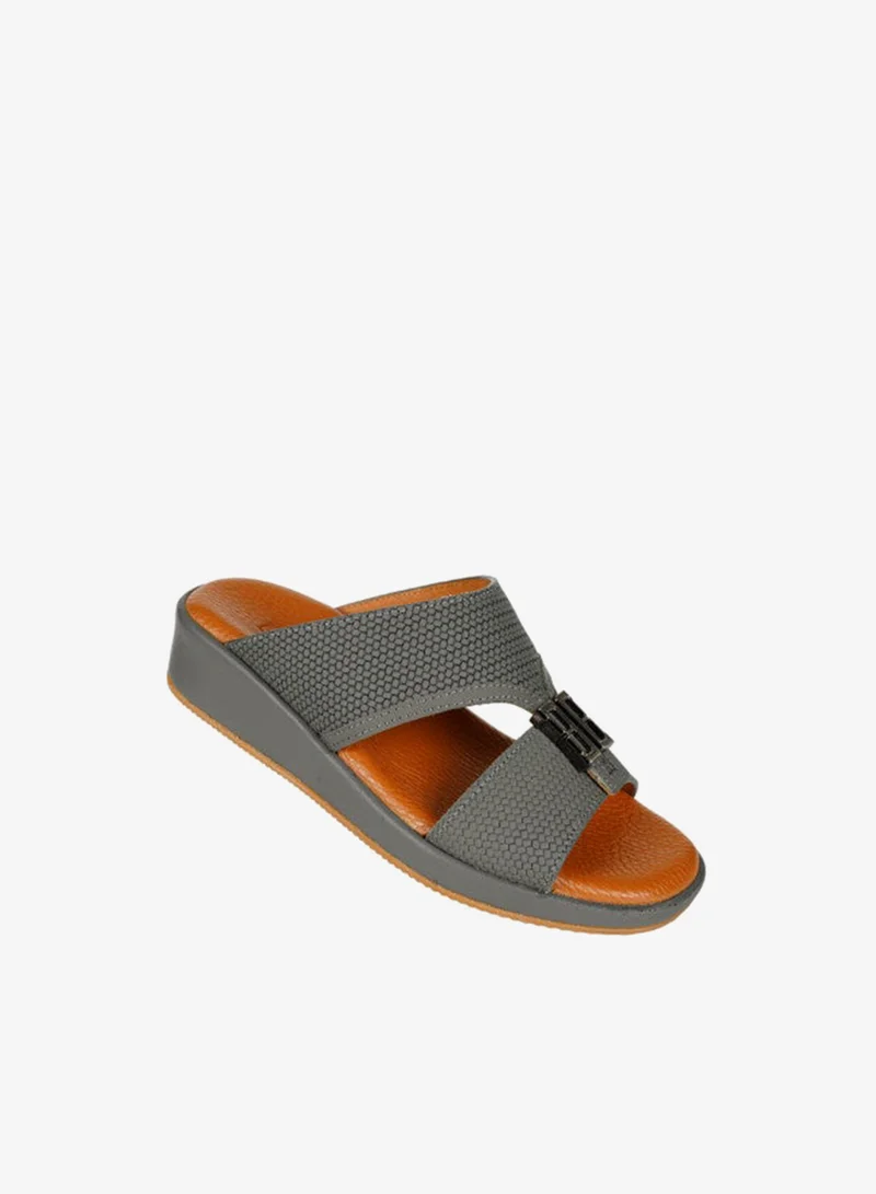 barjeel uno 008-3456 Barjeel Boys Arabic Sandals BBJM 16 Dark Grey