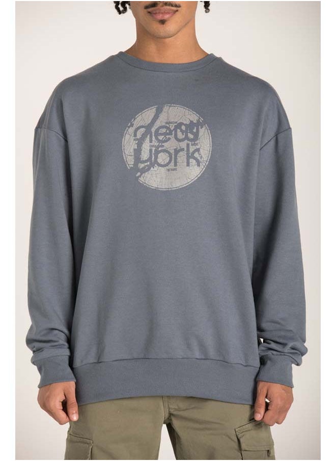 Marco Bergamo - Front Print R-Neck Sweatshirt - Image 1