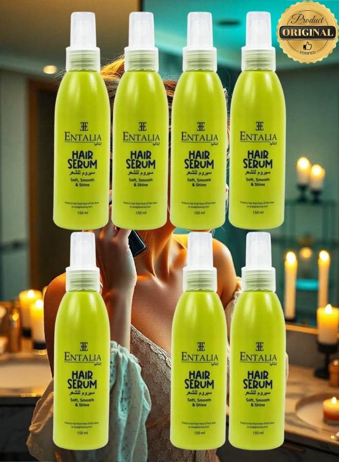 Entalla 7 Pieces Hair Serum Soft And Smooth And Shine Protects Hair From Heat Of Hair Dryer - Image 1