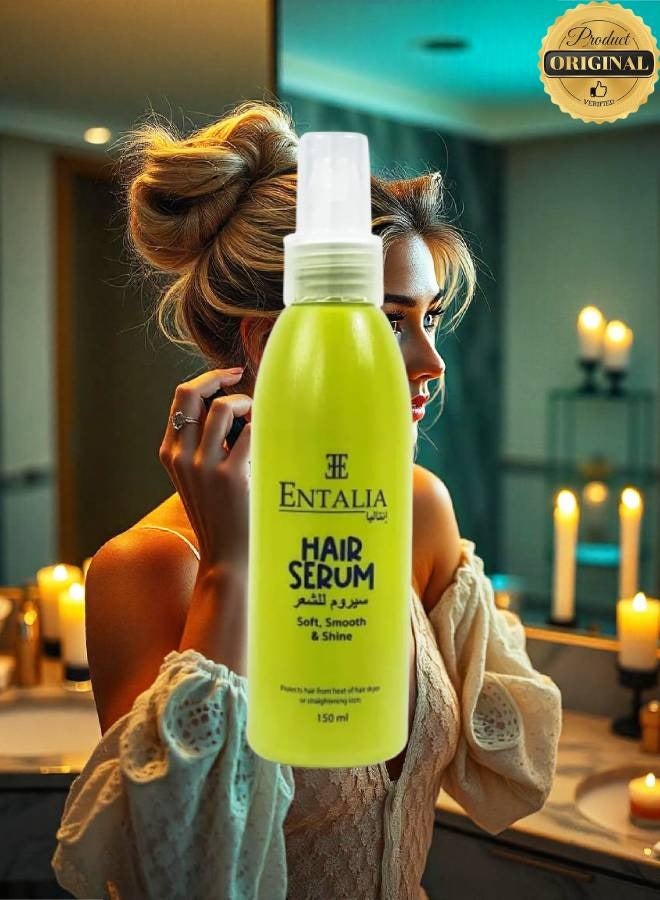 Entalla 7 Pieces Hair Serum Soft And Smooth And Shine Protects Hair From Heat Of Hair Dryer - Image 2