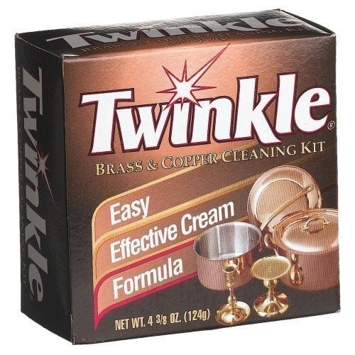 Twinkle Brass Copper Cleaning Kit Easy Effective Cream Formula 438Ounce Pack of 2