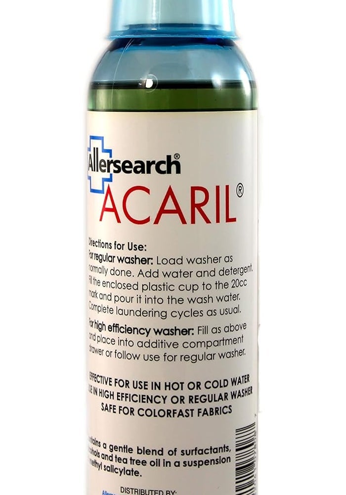 Allersearch ACARIL Laundry Additive - 8 Oz for Dust Mite Allergen Control - Image 2