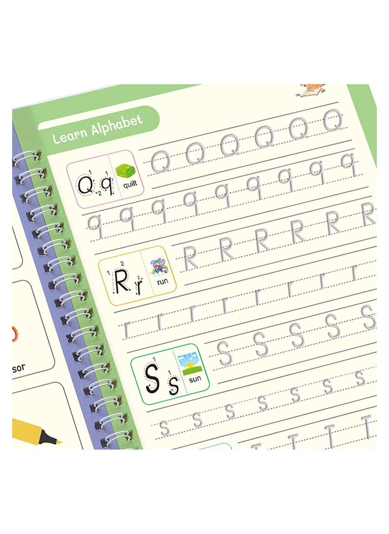 Magical Handwriting Copybook for Kids,Magic Calligraphy That Can Be Reused,Early Education Magic Practice Book for Age 3-8