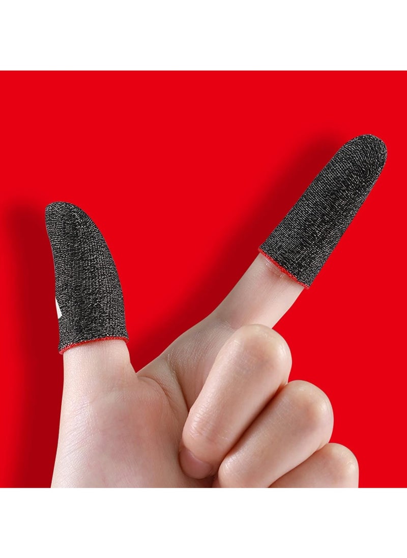 Digipace - 5 Pairs Mobile Game Controller Finger Sleeve Sets, Anti-Sweat Breathable, Full Touch Screen Joysticks Finger - Image 1