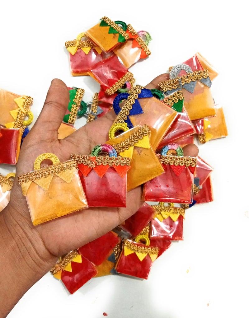 أحدث عبوات هالدي-كومكوم مصنوعة يدويًا 20 قطعة (ألوان مختلطة) (1.5 * 1.8 بوصة) - Image 2