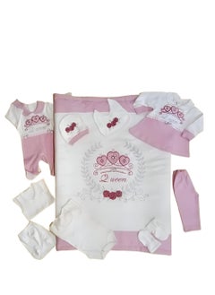 Generic Newborn Complete Clothing Set (11 Pieces) Newborn Baby Clothes Infant Outfits Set Newborn Baby Clothes for Girls Boys Baby Shower Gift Pink 