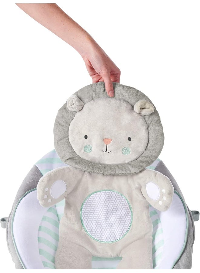 Ingenuity Baby Bouncer Seat with Vibration and Music - Landry The Lion - Image 4