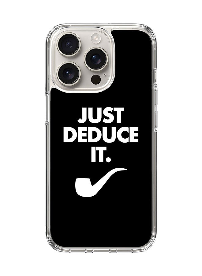 Stylizedd For iPhone 16 Pro Case [Compatible with MagSafe] Slim Magnetic cover Clear Phone Case - Just deduce it - Image 1